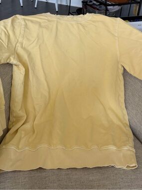 Goodfellow & Co Yellow Crew Neck Sweatshirt